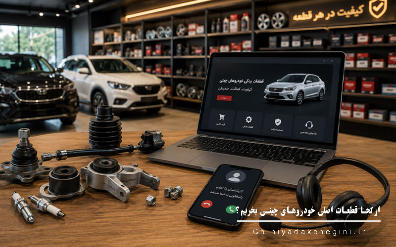 از کجا قطعات اصلی خودروهای چینی بخریم؟
